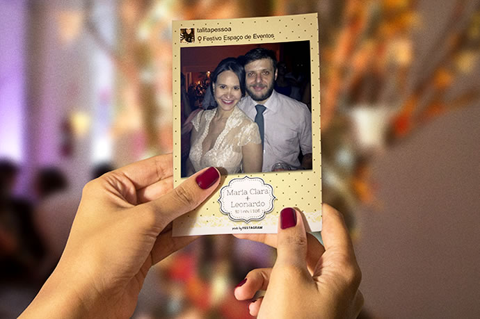 Foto Lembrança Casamento Instagram