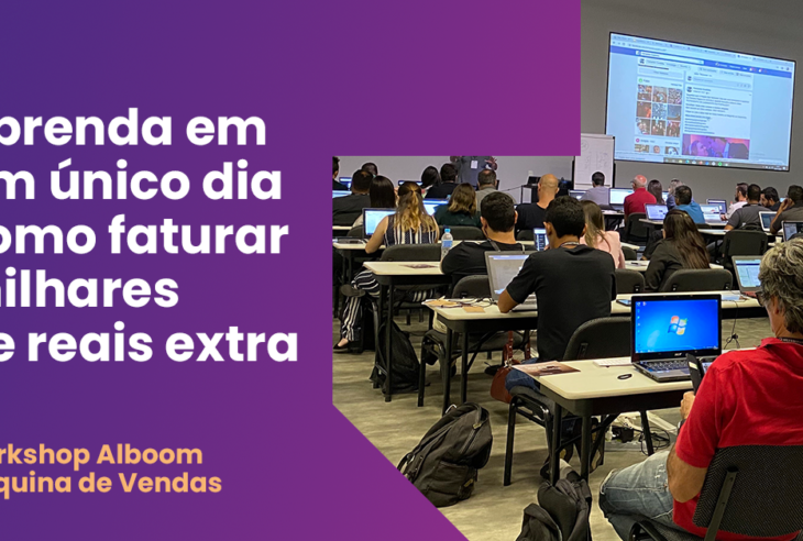 workshop Alboom em São Paulo no dia 23 de agosto de 2022