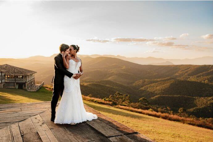 Fotografia de Casamento no Inverno em Ouro Preto - MG
